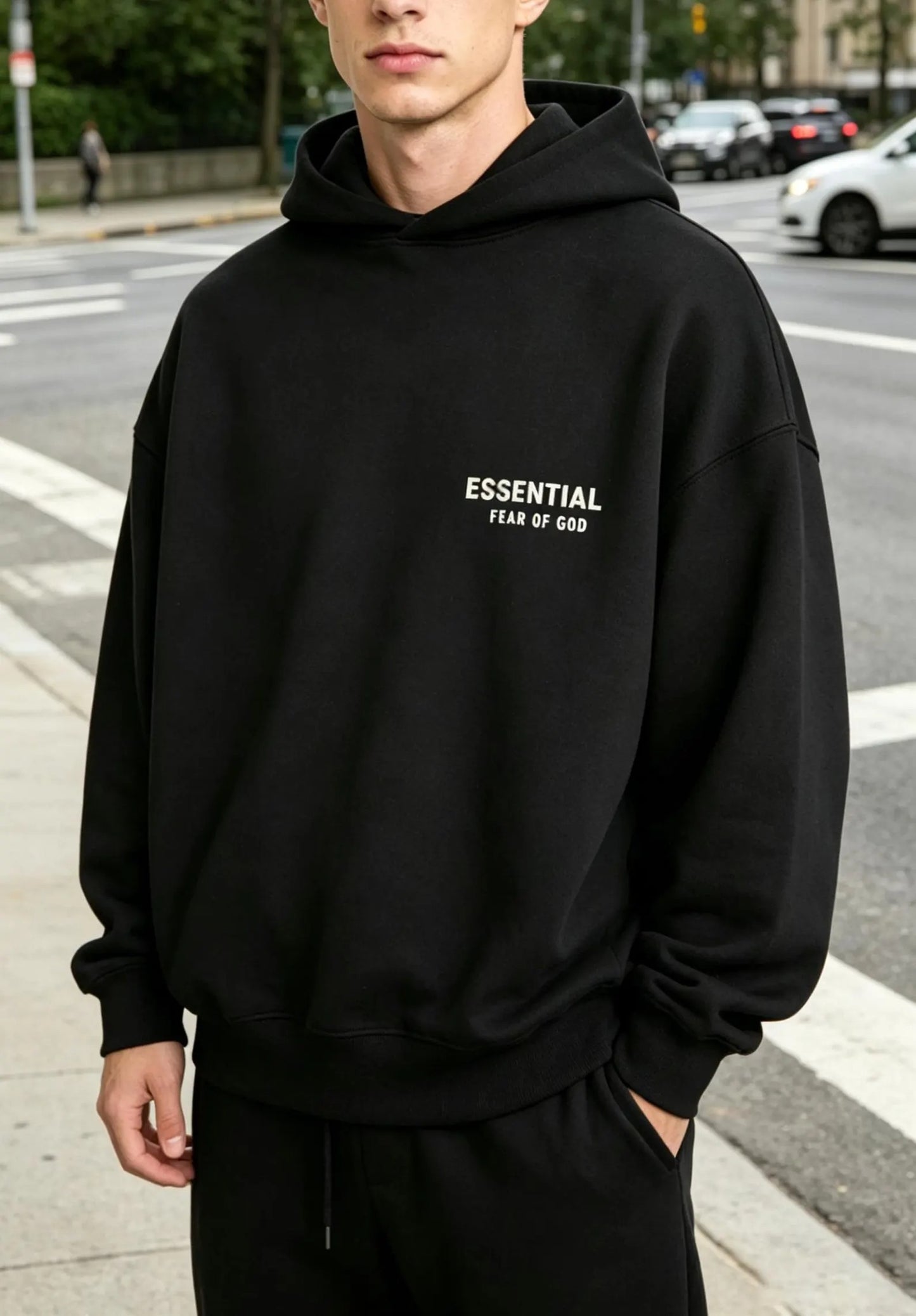 Essential 24 Season Oversized Hoodie, Unisex Streetwear Pullover